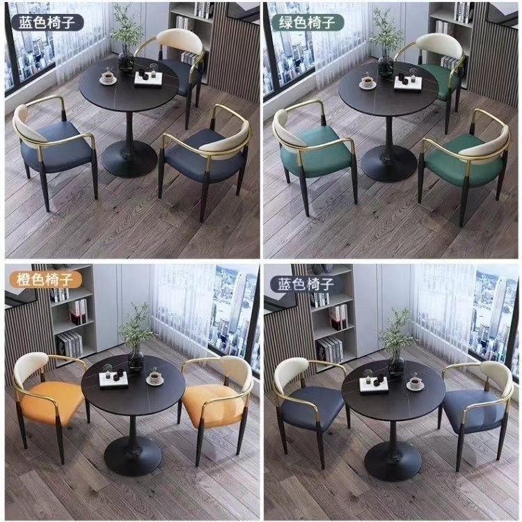 Bàn ghế Sang trọng nhẹ nhàng quán trà sữa gặp khách đàm phán Bộ bàn ghế quán cà phê quầy lễ tân khu nghỉ ngơi Bàn tròn nhỏ một Bàn ba ghế - Hình 4 Bàn ghế Sang trọng nhẹ nhàng quán trà sữa gặp khách đàm phán Bộ bàn ghế quán cà phê quầy lễ tân khu nghỉ ngơi Bàn tròn nhỏ một Bàn ba ghế - Hình 4