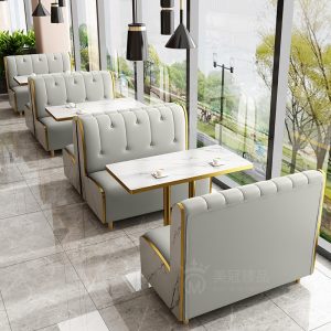 Bàn ghế sang trọng quán cà phê nhà hàng tây tường ghế sô pha tráng miệng quán ăn nhẹ quán trà sữa nhà hàng ăn uống Bàn ghế - Hình 3