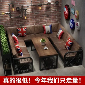 Bàn Ghế Sắt Quầy Bar Phong Cách Công Nghiệp: Nhà Hàng Âm Nhạc - Hình 4