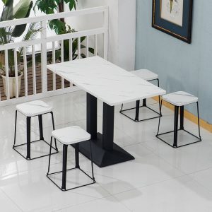 Bàn ghế Snack trà sữa tráng miệng bánh Bàn nhà hàng ăn sáng bún Bàn cafe Bàn nhà hàng ăn nhanh Bàn ghế Bàn chữ nhật