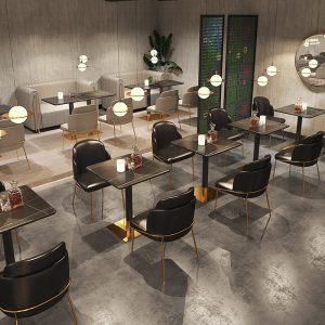 Bàn ghế Sofa kiểu Mỹ ghế quầy bar quán rượu quán rượu nhà hàng phong cách công nghiệp nhà hàng phương tây sang trọng Bàn ghế - Hình 2
