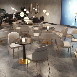 Bàn ghế Sofa kiểu Mỹ ghế quầy bar quán rượu quán rượu nhà hàng phong cách công nghiệp nhà hàng phương tây sang trọng Bàn ghế - Hình 4