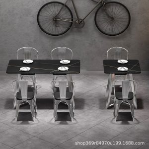 Bàn ghế Tấm gió công nghiệp Bàn ăn Nhà hàng Lẩu Quán thịt nướng Quán giải trí Quán trà sữa Quầy bar Nhà hàng Ghế ăn Bảng - Hình 4