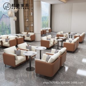 Bàn ghế Thư viện Câu lạc bộ Phòng kinh doanh Văn phòng Lễ tân Sofa Quán trà sữa Quán cà phê Nhà hàng Tây Khách sạn Bàn ghế thông thường Sàn tàu - Hình 3