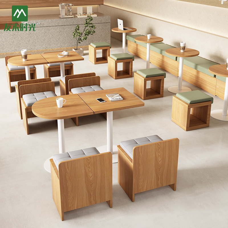 Bàn ghế thư viện quầy bar khu vực nghỉ ngơi đàm phán Bàn ghế tráng miệng quán trà sữa ghế sofa quán cà phê Bàn ghế - Hình 3 Bàn ghế thư viện quầy bar khu vực nghỉ ngơi đàm phán Bàn ghế tráng miệng quán trà sữa ghế sofa quán cà phê Bàn ghế - Hình 3