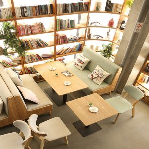 Bàn ghế Tiếng Anh Mã Sofa Bàn Ghế Lưới Đỏ Quán Trà Sữa Hamburg Quán Cafe Chủ Đề Nhà Hàng Thường Ngày Bàn Ghế Boong - Hình 2
