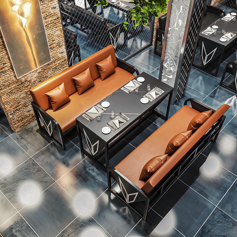 Bàn ghế Tổ hợp Bàn ghế quầy bar thương mại phong cách công nghiệp gia đình thanh toán bù trừ quầy bar thịt nướng cửa hàng ăn uống nhà hàng tây cafe ghế sofa - Hình 4 Bàn ghế Tổ hợp Bàn ghế quầy bar thương mại phong cách công nghiệp gia đình thanh toán bù trừ quầy bar thịt nướng cửa hàng ăn uống nhà hàng tây cafe ghế sofa - Hình 4