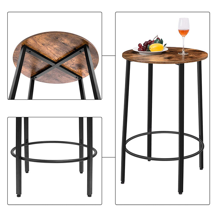 Bàn ghế Ván dăm đơn giản sắt rèn gỗ Bàn ghế ăn gia đình Bàn ghế cafe nhà hàng tây Bộ bàn ghế ăn - Hình 3 Bàn ghế Ván dăm đơn giản sắt rèn gỗ Bàn ghế ăn gia đình Bàn ghế cafe nhà hàng tây Bộ bàn ghế ăn - Hình 3