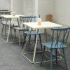 Bàn ghế Xi Măng Lạnh Gió Sắt Nghệ Thuật Bàn Ghế Trà Sữa Tráng Miệng Quán Cà Phê Ghế Windsor Ngoài Trời Bàn Vuông Nhỏ Giải Trí