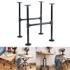 Bàn ghế Xuyên biên giới sắt rèn ống nước DIY chân Bàn chân Bàn phong cách công nghiệp Bàn ăn thanh khung Bàn góc di chuyển