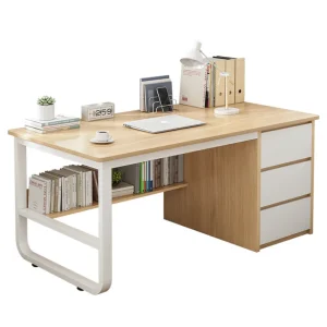 Bàn Giá rẻ sinh viên bằng gỗ thiết kế Fourniture bán buôn PC viết 1 mảnh khách sạn cá nhân Bàn máy tính nhỏ gọn có ngăn kéo