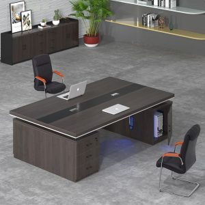 Bàn giám đốc cao cấp, nội thất phòng giám đốc, bàn làm việc kết hợp tủ phụ, bàn làm việc cho lãnh đạo - Hình 4