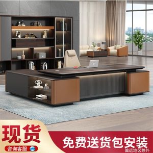 Bàn giám đốc gỗ tự nhiên, bàn giám đốc phong cách Nhật, bàn văn phòng cao cấp, bàn chủ tịch sang trọng