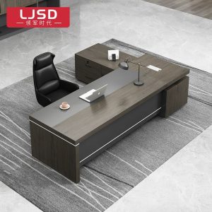Bàn giám đốc gỗ tự nhiên, bàn văn phòng cao cấp, bàn lãnh đạo hiện đại, bàn tổng giám đốc thiết kế Italy - Hình 2