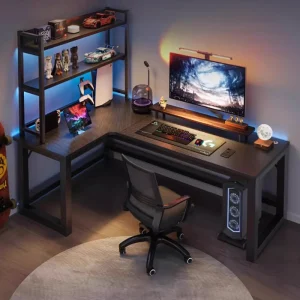 Bàn Góc Châu Âu Bàn máy tính Bàn đôi Nội thất văn phòng hiện đại Quán cà phê Internet Bàn trò chơi Bàn làm việc tại nhà Giá sách Bàn tích hợp