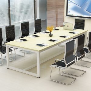 Bàn hội nghị bàn dài bàn hiện đại bàn máy tính đơn giản bàn hình chữ nhật bàn đàm phán bàn dài bàn đào tạo đơn giản - Hình 3
