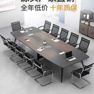 Bàn hội nghị bàn dài bàn hội nghị đơn giản hiện đại bàn làm việc tiếp tân đàm phán bàn ghế hội nghị nội thất