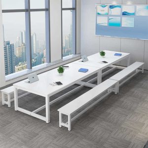 Bàn hội nghị bàn dài đơn giản hiện đại bàn dài đơn giản bàn đàm phán hình chữ nhật bàn đào tạo nhỏ