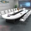 Bàn hội nghị bàn dài sơn piano không khí đơn giản hiện đại bàn phòng hội nghị cao cấp và ghế bàn dải bàn đàm phán