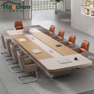 Bàn hội nghị dài bàn bar đơn giản hiện đại bàn ghế bầu dục bàn làm việc đàm phán đào tạo lớn