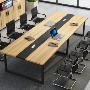 Bàn hội trường bàn dài quầy bar đơn giản hiện đại bàn ghế tiếp khách bàn làm việc đàm phán đào tạo văn phòng lớn nhỏ tại nhà - Hình 3