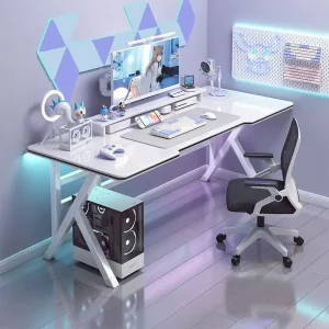 Bàn HOOKI Chính Thức Trắng Bàn Máy Tính Để Bàn Tại Nhà Phát Sóng Trực Tiếp Bàn Trò Chơi Bàn Làm Việc Học Sinh Bàn Làm Việc