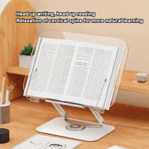 Bàn Hợp Kim Nhôm Giá Đọc Sách Để Bàn Có Thể Xoay Giá Đọc Sách Tăng Bảo Vệ Cổ Đa Chức Năng Để Xem Giá Sách - Hình 2