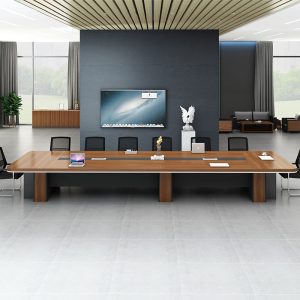 Bàn họp văn phòng bàn hình chữ nhật mới bàn hội nghị bàn dài đơn giản hiện đại bàn đàm phán hội nghị - Hình 3