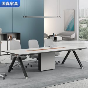 Bàn họp văn phòng Đơn giản hiện đại bàn ghế phòng hội nghị hình chữ nhật nhỏ bàn dài văn phòng bàn đàm phán bàn hội nghị bàn dải