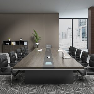 Bàn họp văn phòng đơn giản hiện đại bàn hội nghị lớn bàn dài hình chữ nhật bàn đàm phán văn phòng bàn hội nghị kinh doanh - Hình 3