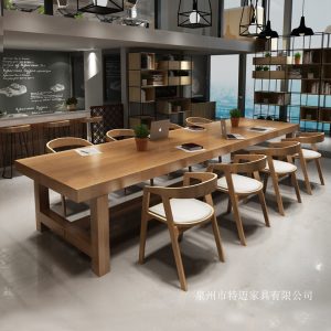 Bàn họp văn phòng Phòng đọc Bàn Gỗ Chắc Chắn Bàn Máy Tính Công Ty Đơn Giản Hiện Đại Đàm Phán Đào Tạo Big Board Homestay Bàn Hội Nghị Bàn Làm Việc - Hình 3
