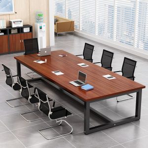 Bàn họp văn phòng Văn phòng hình chữ nhật tối giản hiện đại bàn lớn đàm phán bàn dài bàn họp văn phòng bàn máy tính