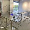 Bàn inox phong cách công nghiệp Bàn ăn cafe Bàn ghế ngoài trời ban công Bàn vuông sắt rèn vuông
