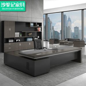 Bàn làm việc cho lãnh đạo, bàn giám đốc gỗ tự nhiên, bàn giám đốc chân sắt, bàn làm việc chữ L