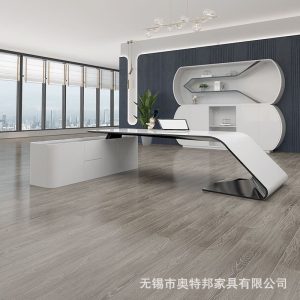 Bàn làm việc chữ L, bàn lãnh đạo kiểu châu Âu, bàn làm việc giám đốc tân cổ điển, bàn làm việc công thái học - Hình 2