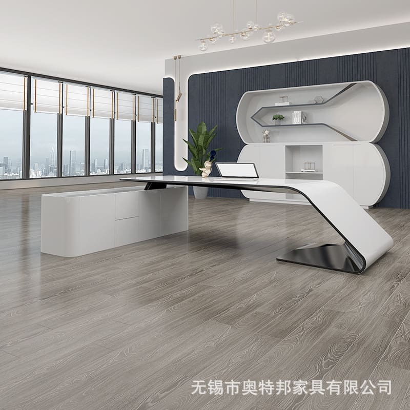 Bàn làm việc chữ L, bàn lãnh đạo kiểu châu Âu, bàn làm việc giám đốc tân cổ điển, bàn làm việc công thái học - Hình 2 Bàn làm việc chữ L, bàn lãnh đạo kiểu châu Âu, bàn làm việc giám đốc tân cổ điển, bàn làm việc công thái học - Hình 2