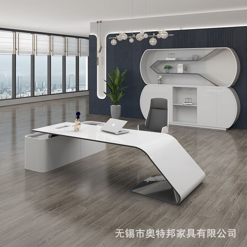Bàn làm việc chữ L, bàn lãnh đạo kiểu châu Âu, bàn làm việc giám đốc tân cổ điển, bàn làm việc công thái học - Hình 3 Bàn làm việc chữ L, bàn lãnh đạo kiểu châu Âu, bàn làm việc giám đốc tân cổ điển, bàn làm việc công thái học - Hình 3