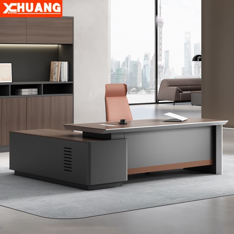 Bàn làm việc công thái học, bàn lãnh đạo hiện đại, bàn điều hành nhập khẩu, bàn làm việc màu óc chó Bàn làm việc công thái học, bàn lãnh đạo hiện đại, bàn điều hành nhập khẩu, bàn làm việc màu óc chó
