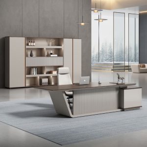 Bàn làm việc giám đốc tân cổ điển, bàn giám đốc cao cấp, bàn lãnh đạo kiểu châu Âu, bàn giám đốc phong cách Nhật - Hình 2