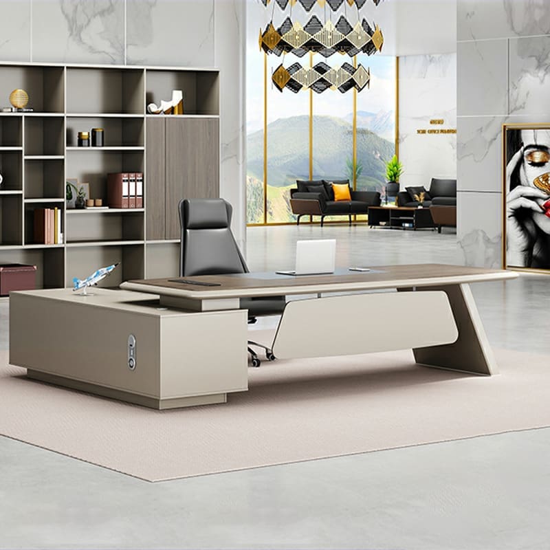 Bàn làm việc giám đốc tân cổ điển, bàn làm việc công thái học, bàn giám đốc chân inox, nội thất phòng giám đốc - Hình 4 Bàn làm việc giám đốc tân cổ điển, bàn làm việc công thái học, bàn giám đốc chân inox, nội thất phòng giám đốc - Hình 4