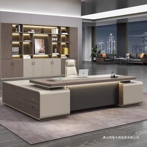 Bàn làm việc giám đốc tân cổ điển, bàn lãnh đạo hiện đại, bàn giám đốc chân inox, bàn giám đốc cao cấp