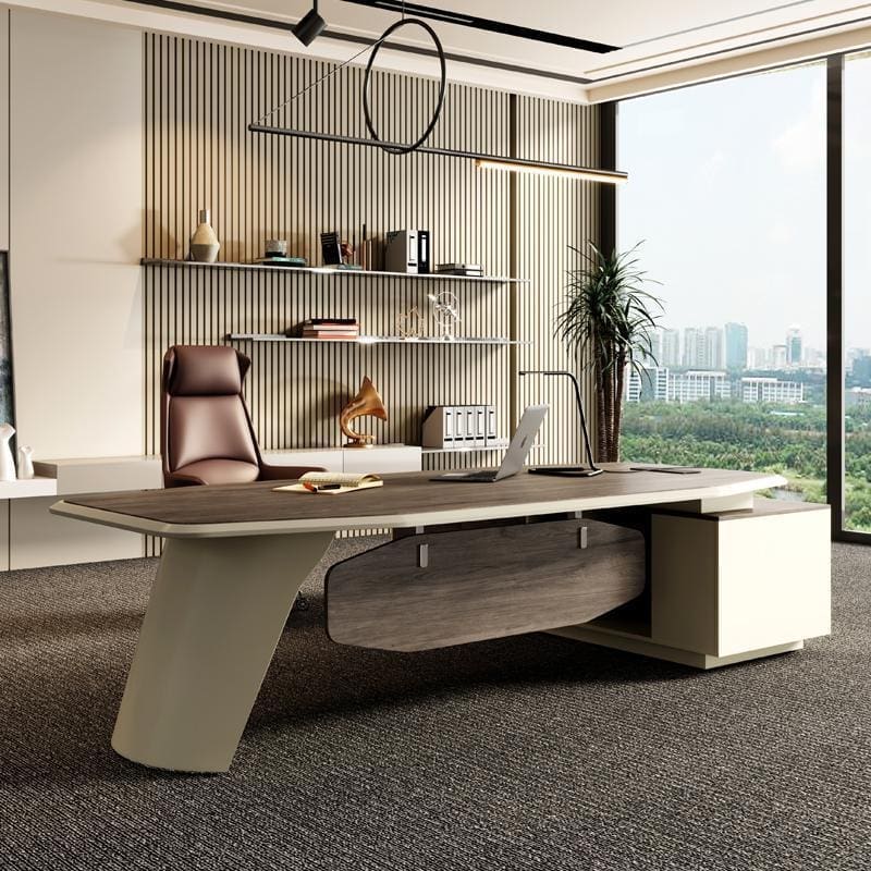 Bàn làm việc kết hợp tủ phụ, bàn làm việc chữ L, bàn văn phòng cao cấp, nội thất phòng giám đốc - Hình 3 Bàn làm việc kết hợp tủ phụ, bàn làm việc chữ L, bàn văn phòng cao cấp, nội thất phòng giám đốc - Hình 3