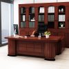 Bàn làm việc kết hợp tủ phụ, bàn tổng giám đốc thiết kế Italy, bàn giám đốc gỗ tự nhiên, bàn chủ tịch sang trọng