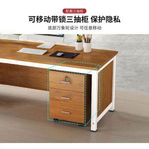 Bàn làm việc màu óc chó, bàn lãnh đạo kiểu châu Âu, bàn làm việc cho lãnh đạo, bàn điều hành nhập khẩu - Hình 4