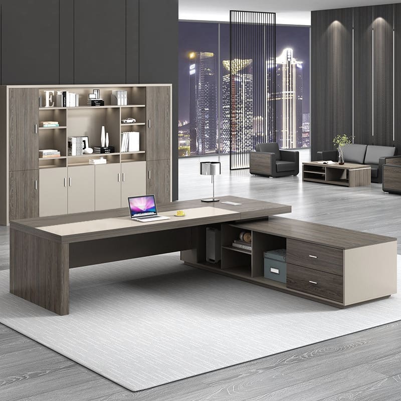 Bàn làm việc màu óc chó, bàn văn phòng cao cấp, bàn làm việc kết hợp tủ phụ, bàn tổng giám đốc thiết kế Italy - Hình 3 Bàn làm việc màu óc chó, bàn văn phòng cao cấp, bàn làm việc kết hợp tủ phụ, bàn tổng giám đốc thiết kế Italy - Hình 3