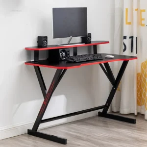 Bàn làm việc Máy tính để Bàn học hai lớp có giá đựng đồ Bàn văn phòng tại nhà Bàn cà phê Internet Trò chơi thể thao điện tử - Hình 4