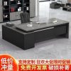 Bàn lãnh đạo kiểu châu Âu, bàn làm việc màu óc chó, bàn làm việc chữ L, bàn giám đốc chân inox