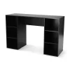 Bàn máy tính 9801zxw, Bàn máy tính True Black Oak Bàn đứng Nội thất văn phòng