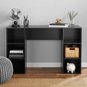 Bàn máy tính 9801zxw, Bàn máy tính True Black Oak Bàn đứng Nội thất văn phòng - Hình 2