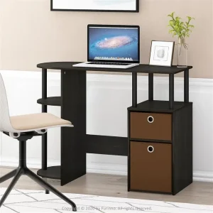 Bàn máy tính VHPVHP,Bàn học máy tính,Bàn làm việc tại nhà,có ngăn kéo, (Espresso) - Hình 2